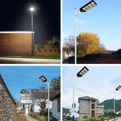 ABS 180w 240w 300w Integrated Solar Street Light Motion Control 140° Lighting Angle 6000K